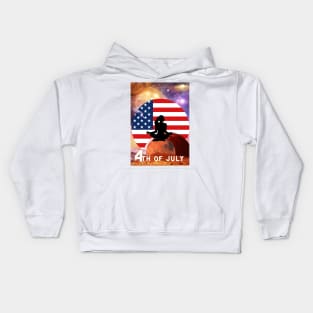 Lets celebrate - 4th of July Kids Hoodie